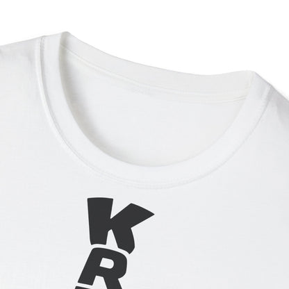 T-Shirt (bis 5XL) Krawatte schwarz