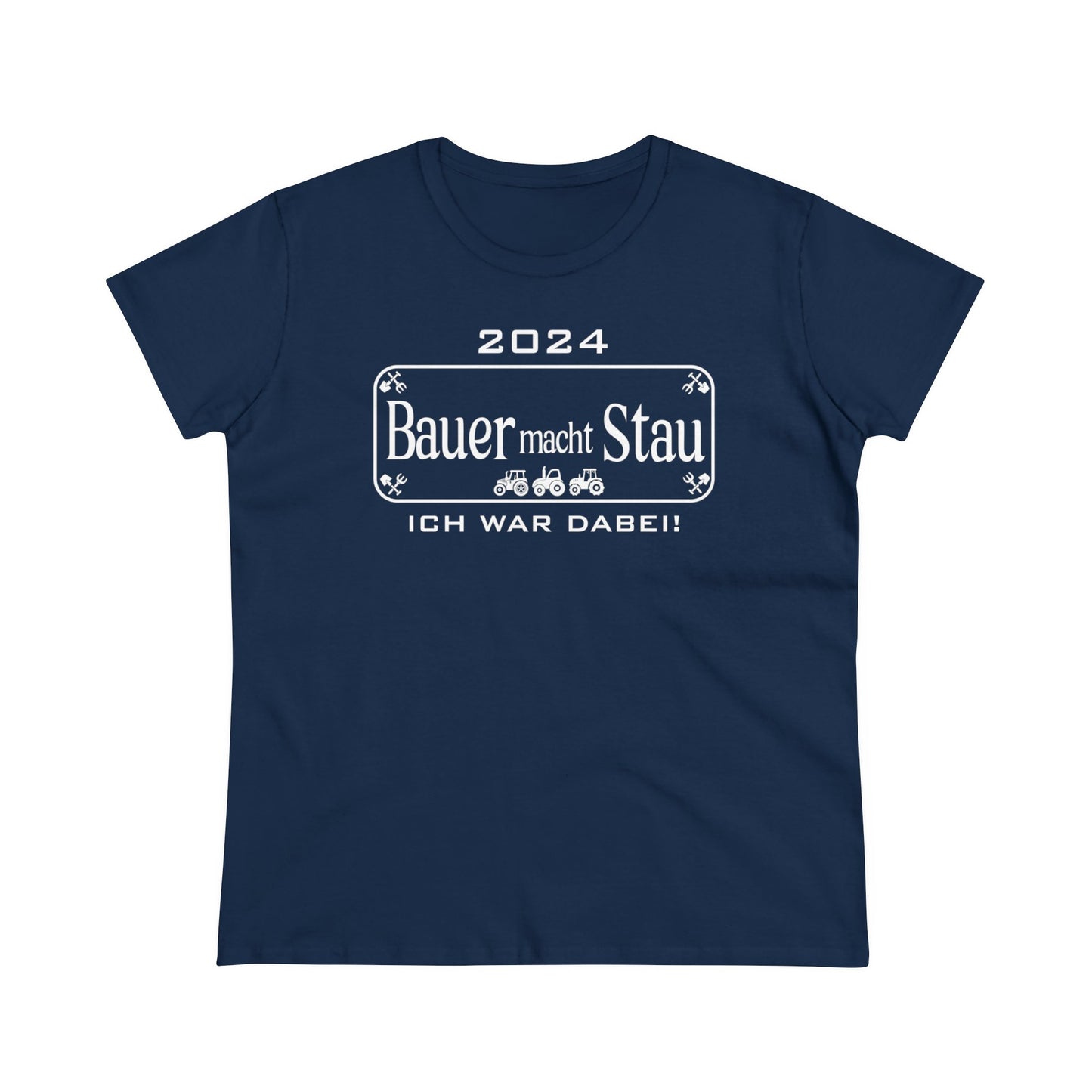 Damen T-Shirt Bauer macht Stau