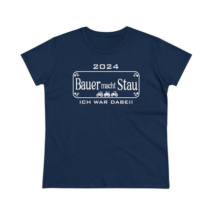 Damen T-Shirt Bauer macht Stau