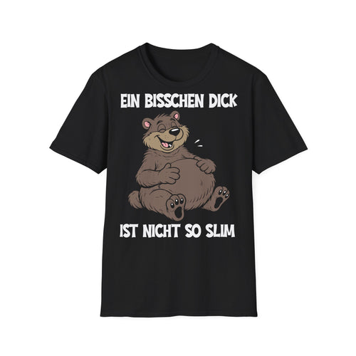 T-Shirt (bis 5XL) Ein bisschen dick, ist nicht so slim