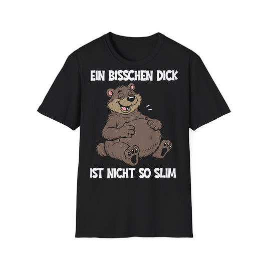 T-Shirt (bis 5XL) Ein bisschen dick, ist nicht so slim