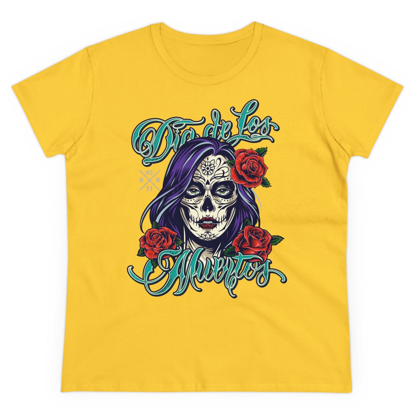 Damen T-Shirt Dia de Los Muertos