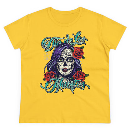 Damen T-Shirt Dia de Los Muertos