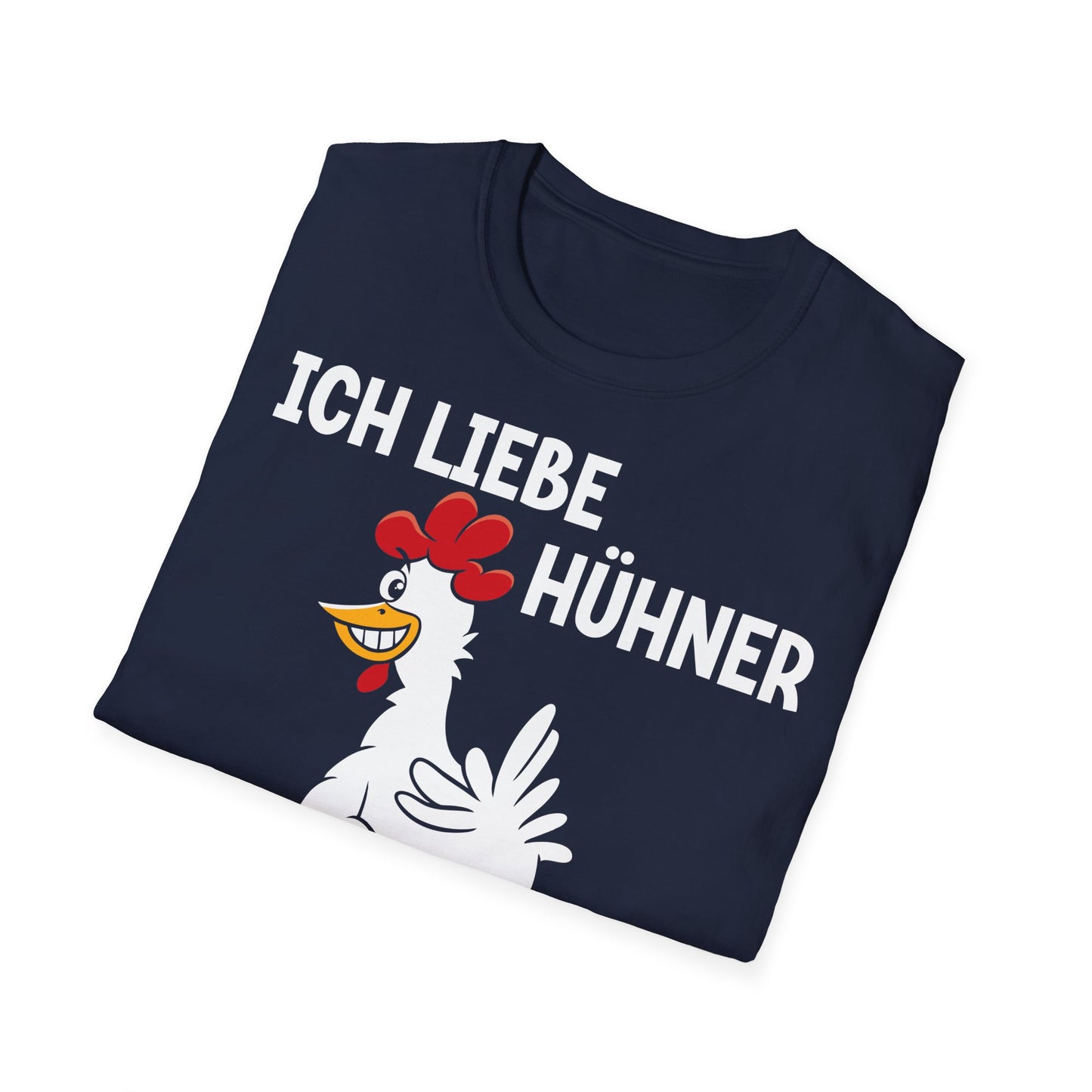 T-Shirt Ich liebe Hühner - die kacken Frühstück