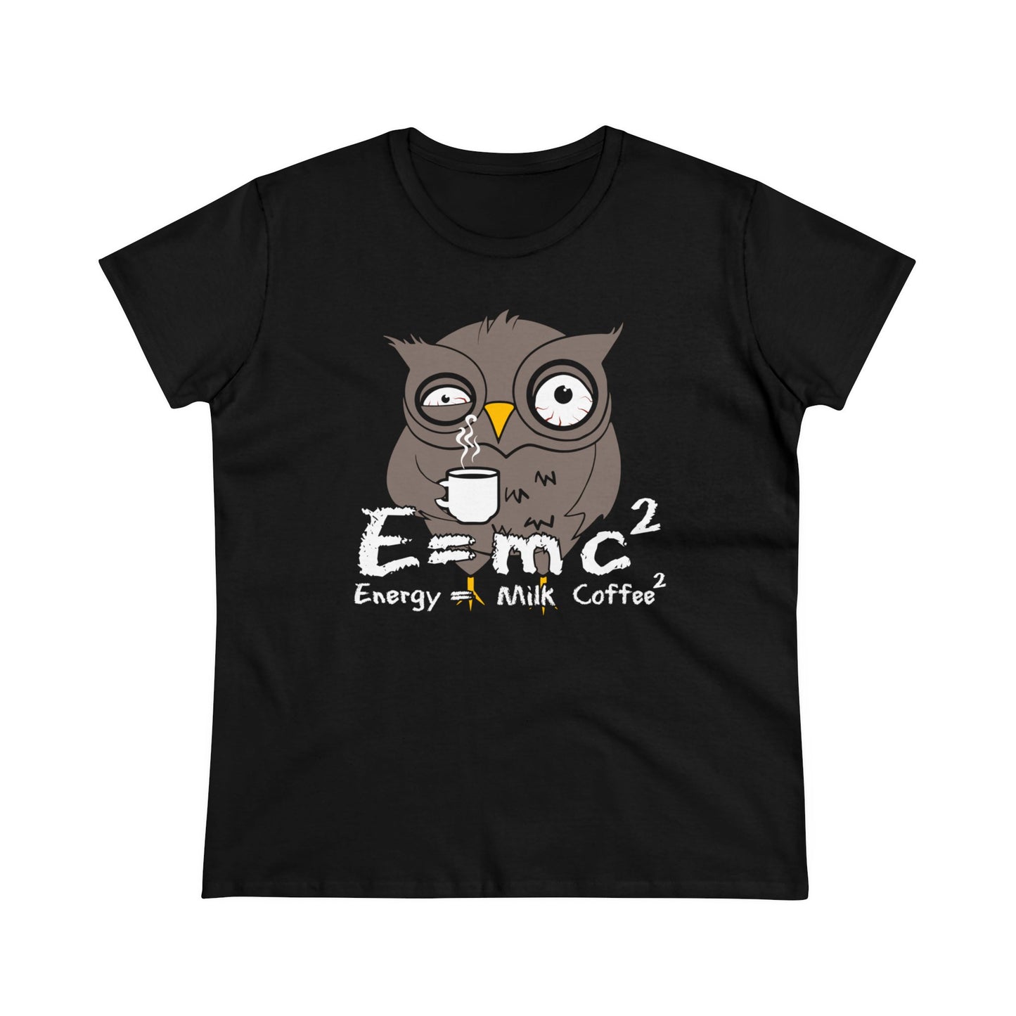 Damen T-Shirt Energy Milk Coffee