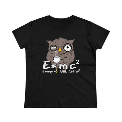 Damen T-Shirt Energy Milk Coffee