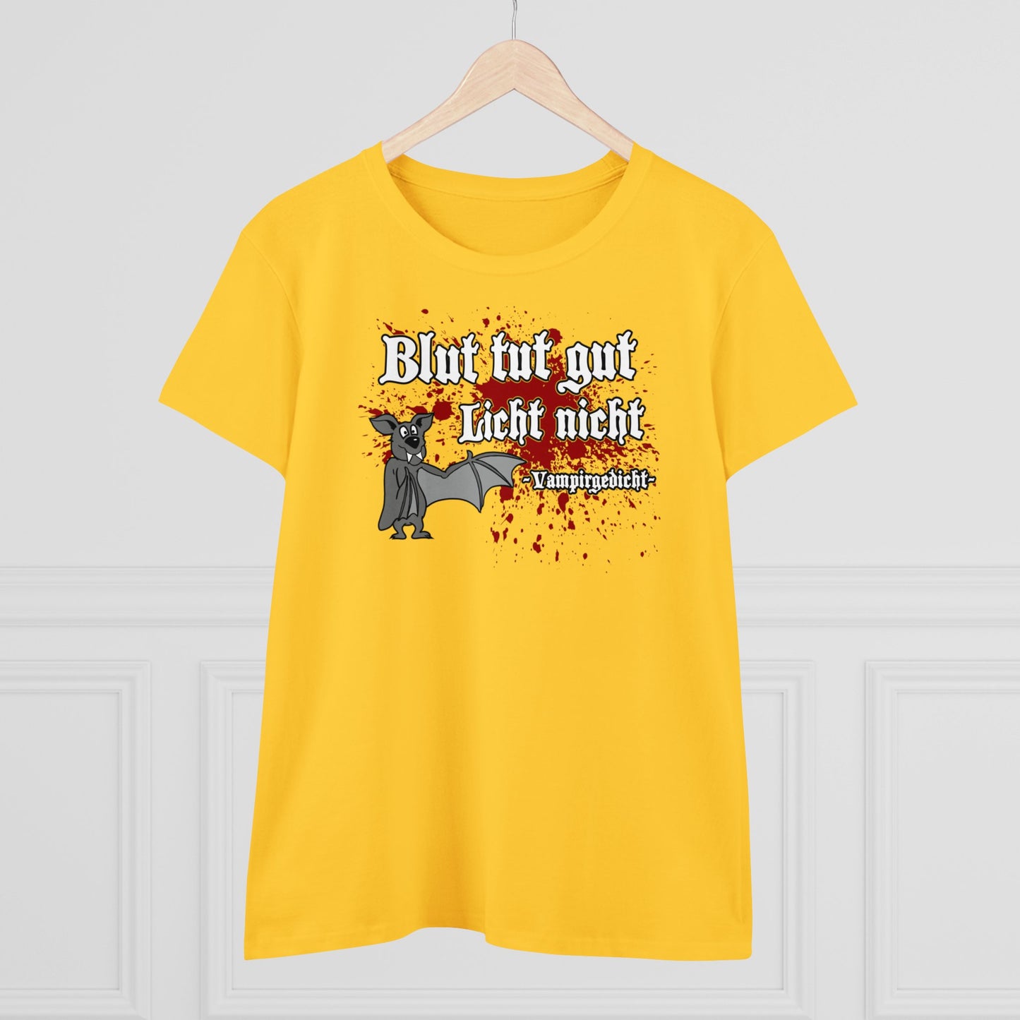 Damen T-Shirt Vampirgedicht