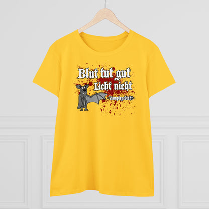 Damen T-Shirt Vampirgedicht