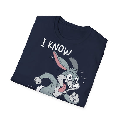 T-Shirt (bis 5XL) I know how the Bunny runs