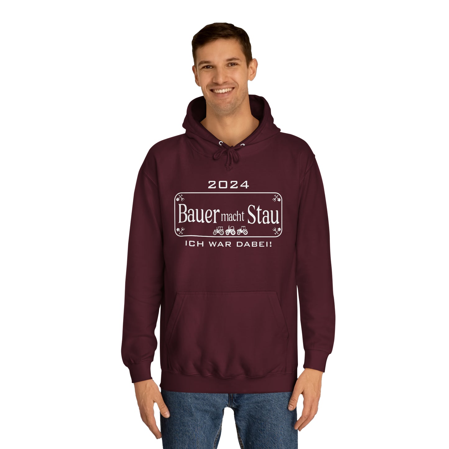 Unisex Hoodie Bauer macht Stau