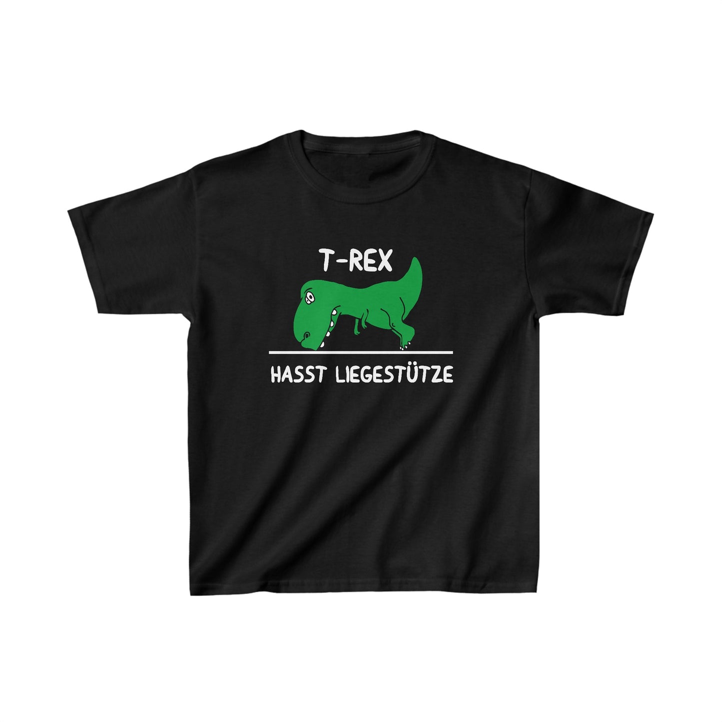Kinder T-Shirt T-Rex hasst Liegestütze
