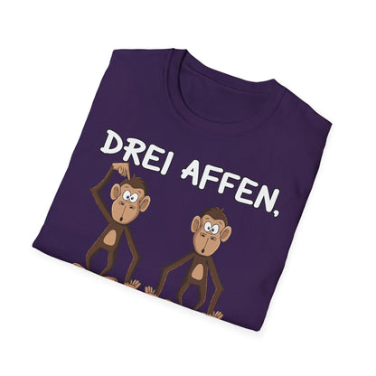 T-Shirt Drei Affen die sich fragend ansehen