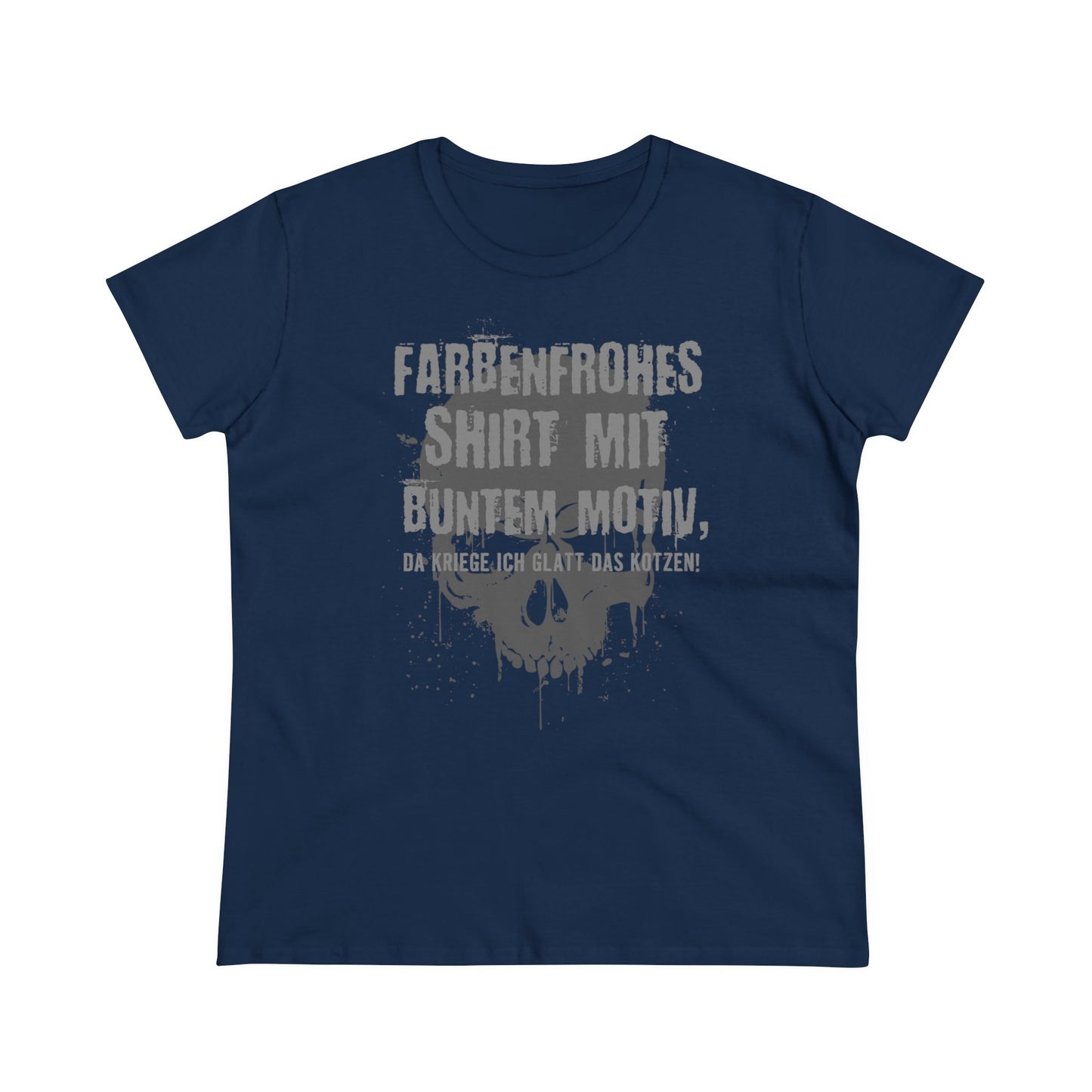Damen T-Shirt Farbenfrohes Design