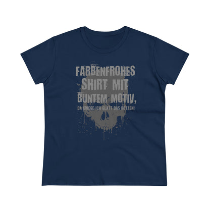 Damen T-Shirt Farbenfrohes Design