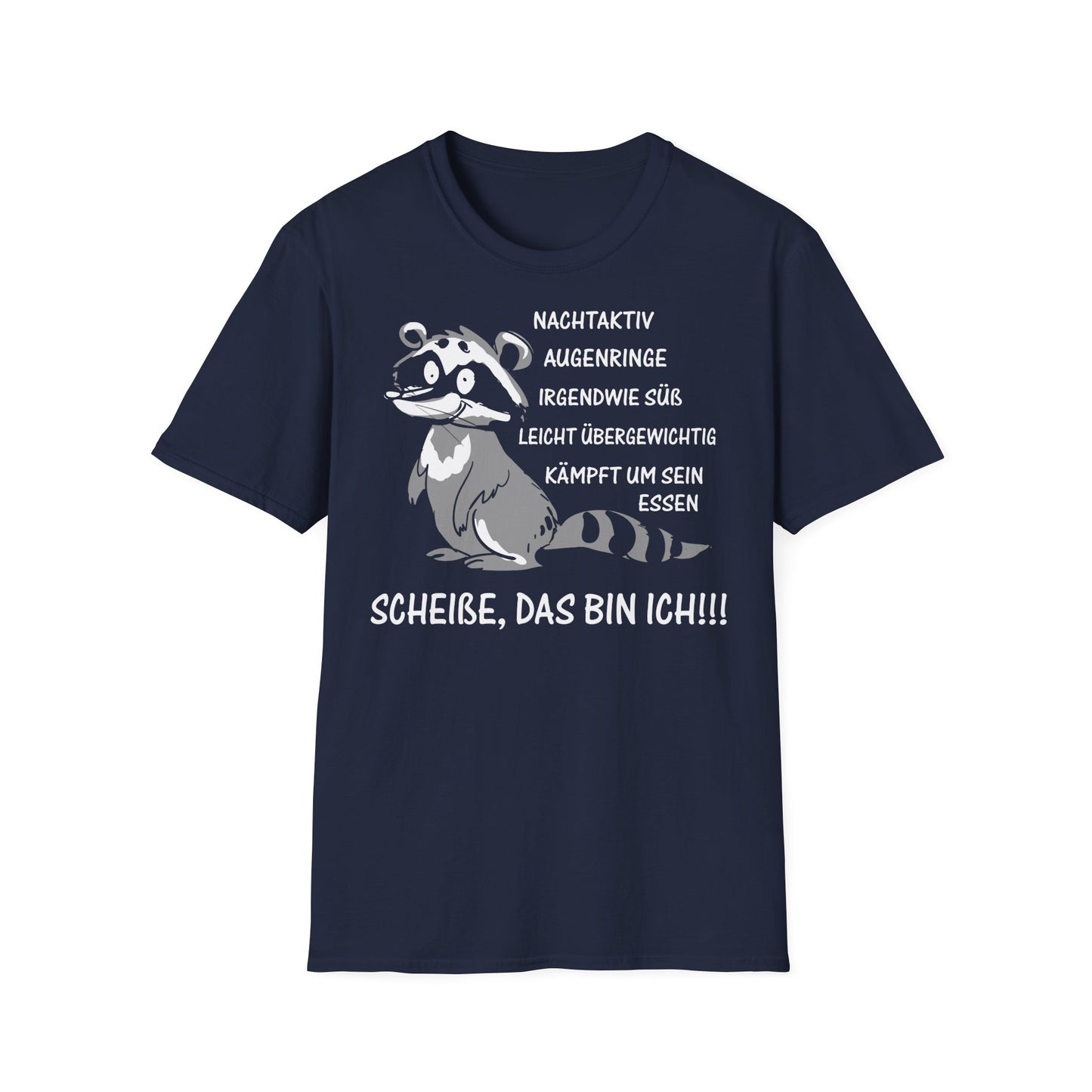 T-Shirt (bis 5XL) Nachtaktiv Augenringe