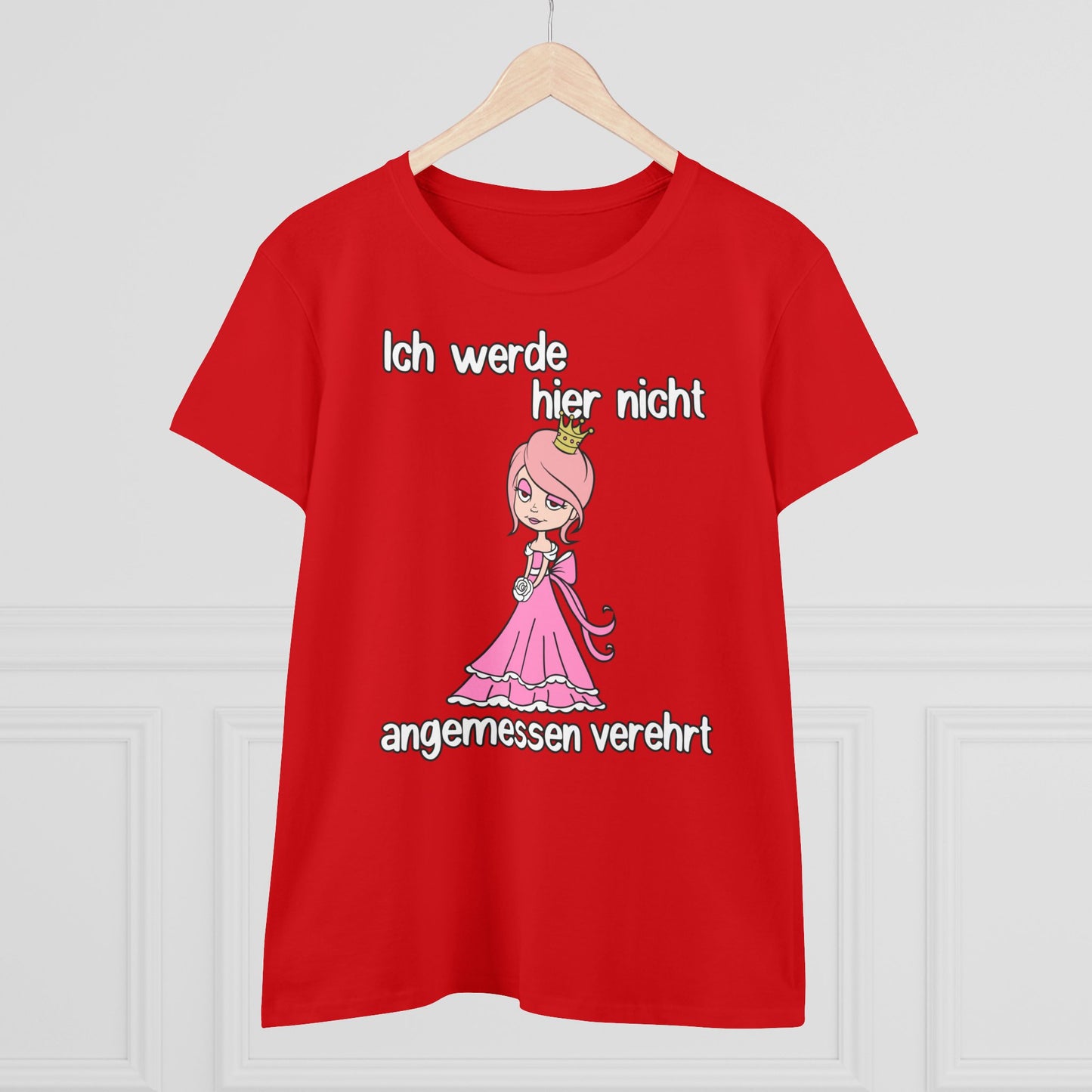 Damen T-Shirt Nicht angemessen verehrt