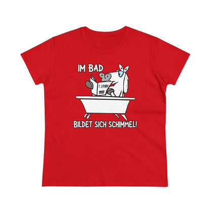 Damen T-Shirt Im Bad bildet sich Schimmel