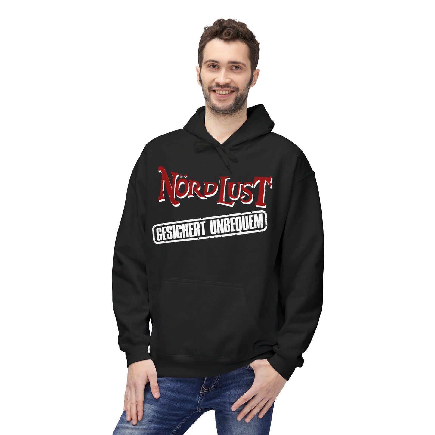 Hoodie NördLust Gesichert unbequem