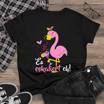 Damen T-Shirt Es eskaliert eh