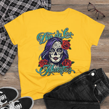 Damen T-Shirt Dia de Los Muertos