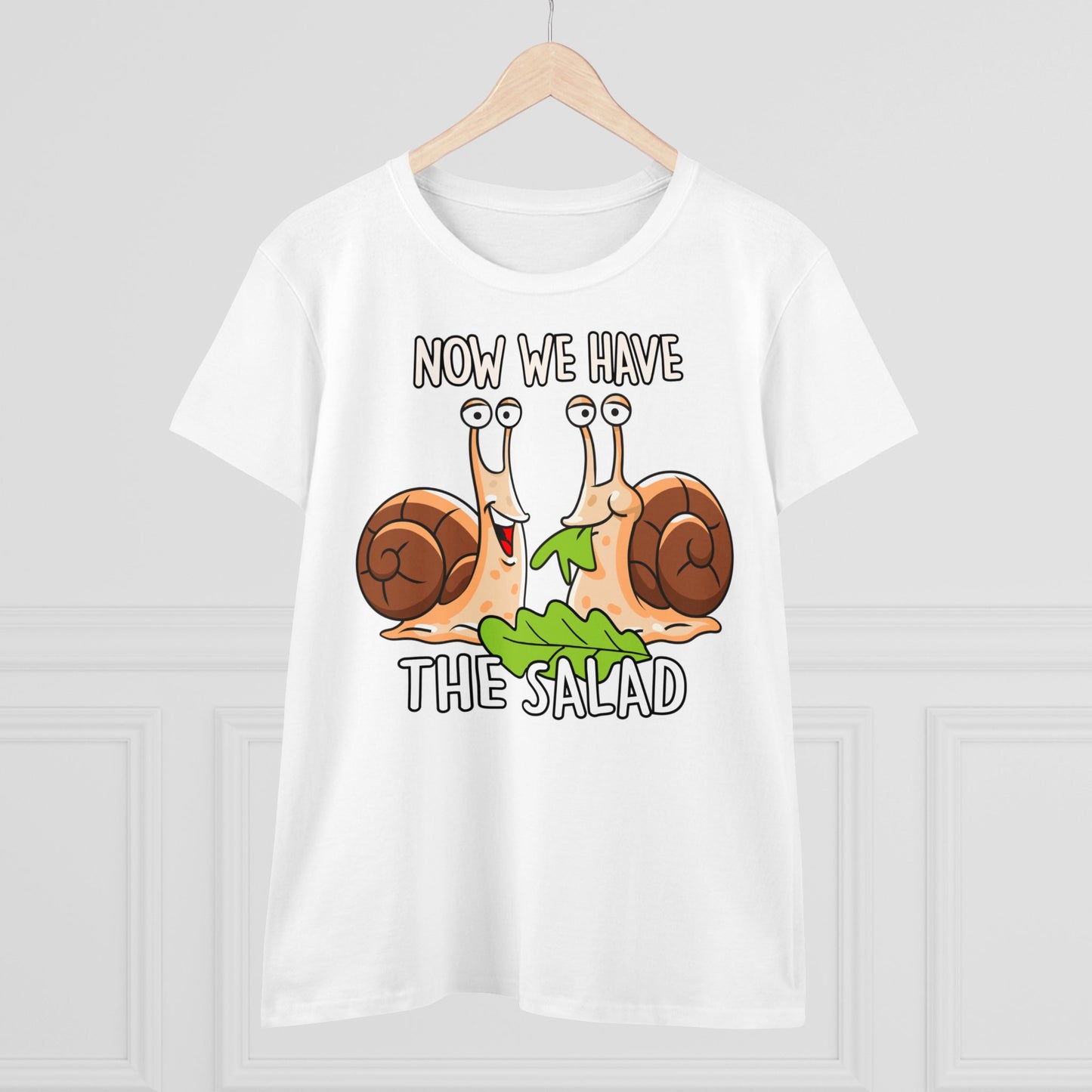 Damen T-Shirt Now we have the Salad