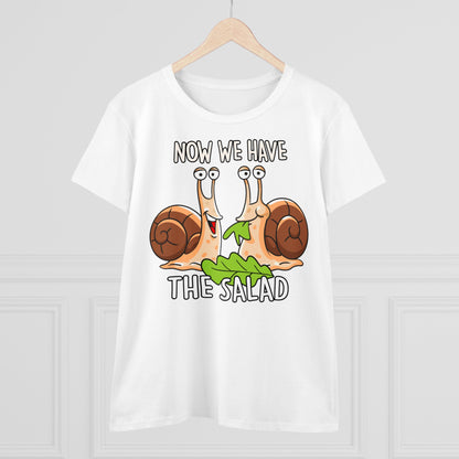 Damen T-Shirt Now we have the Salad