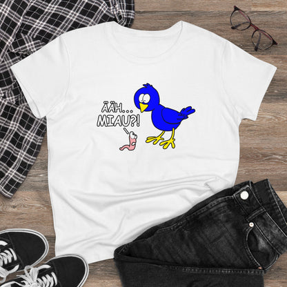 Damen T-Shirt Ääh Miau