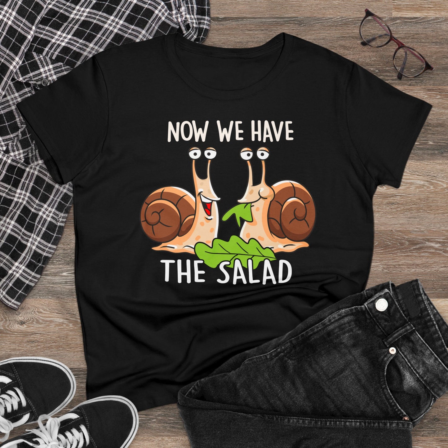 Damen T-Shirt Now we have the Salad