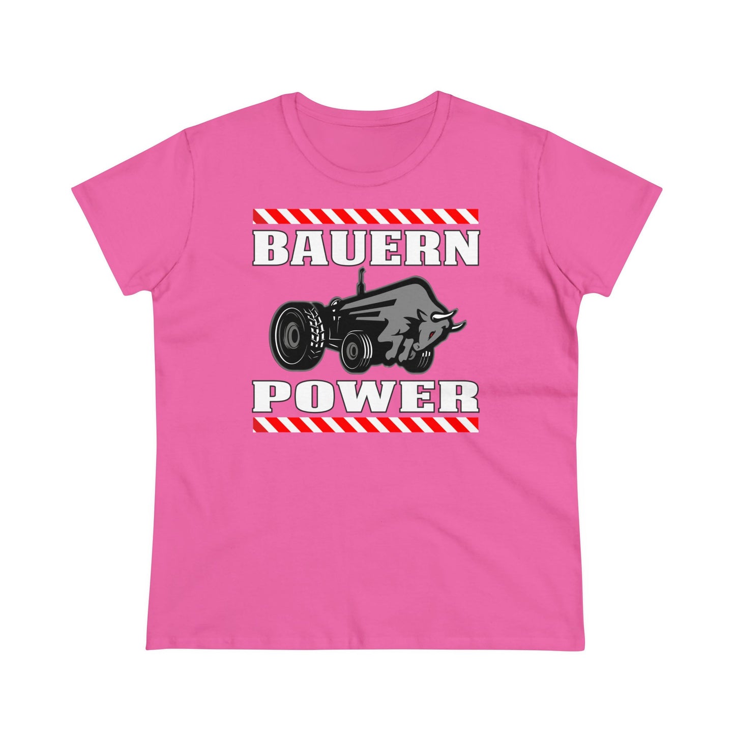 Damen T-Shirt Bauern Power