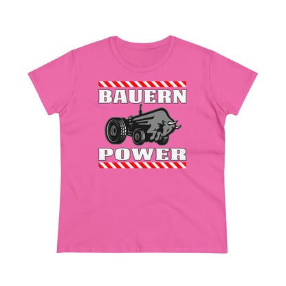 Damen T-Shirt Bauern Power
