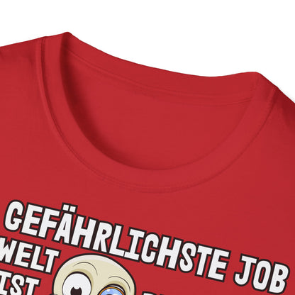 T-Shirt Der gefährlichste Job ist Rentner