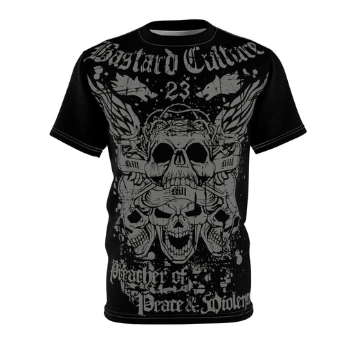 Allover T-Shirt Bastard Culture Preacher of Peace & Violence