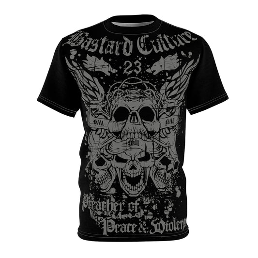 Allover T-Shirt Bastard Culture Preacher of Peace & Violence