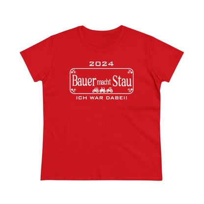 Damen T-Shirt Bauer macht Stau