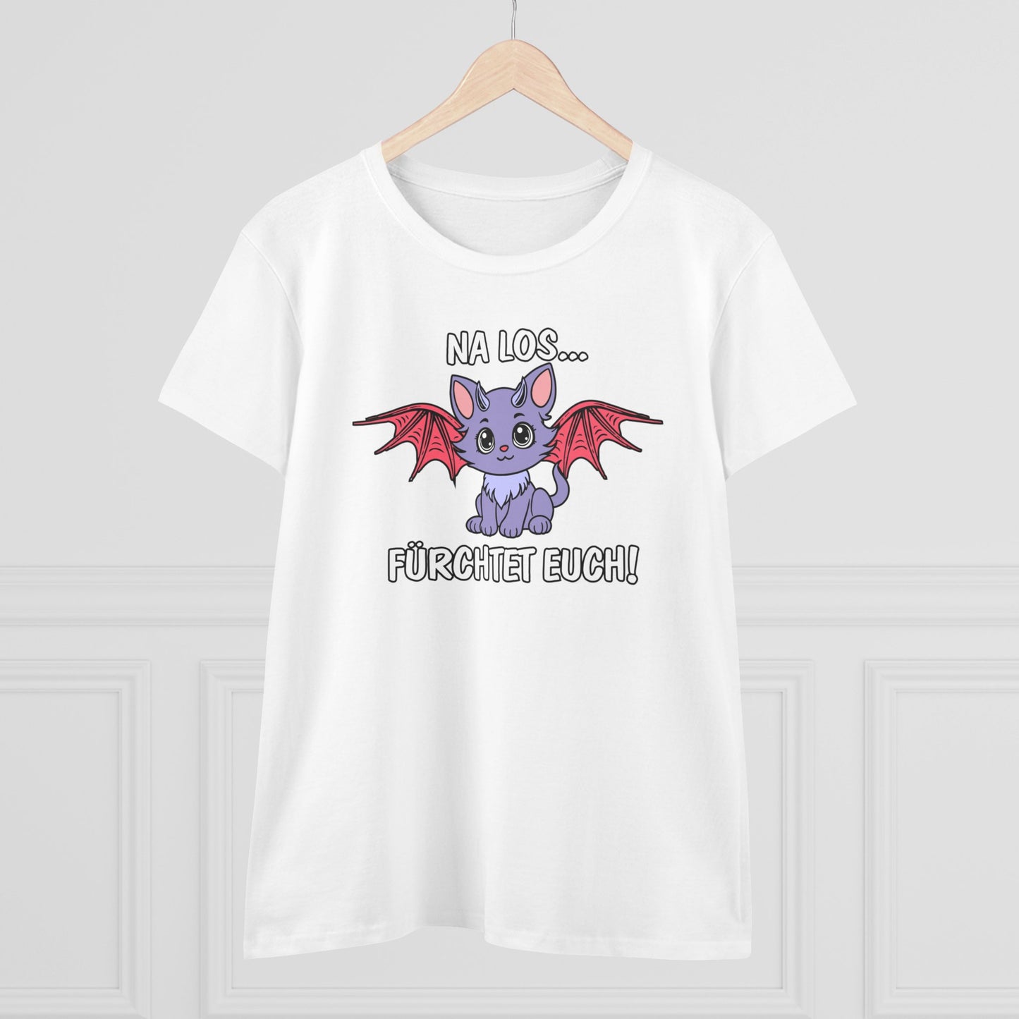 Damen T-Shirt Na los fürchtet Euch