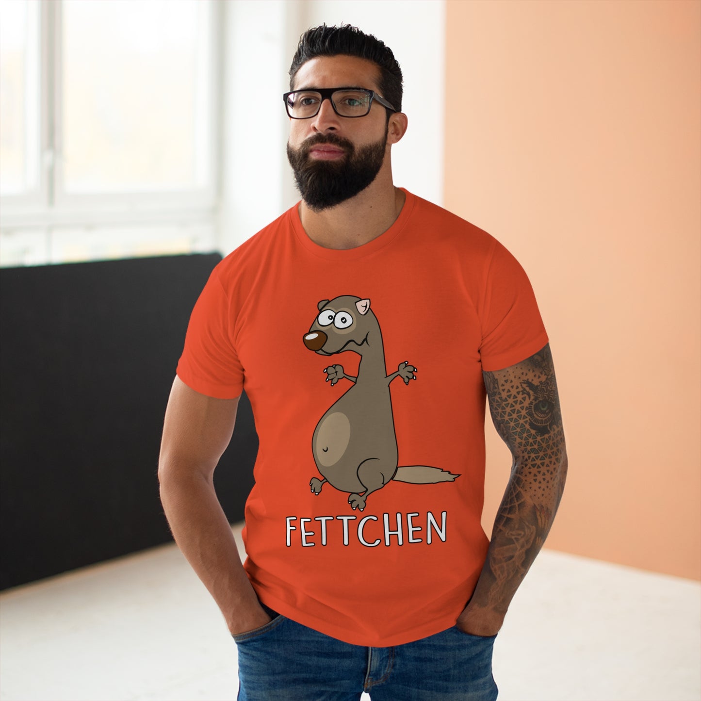 T-shirt Fettchen (bis 5XL)