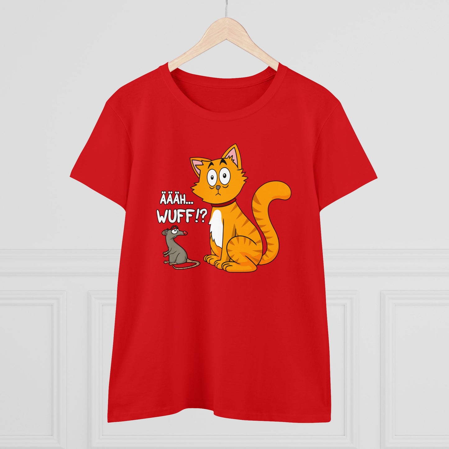 Damen T-Shirt Ääh Wuff