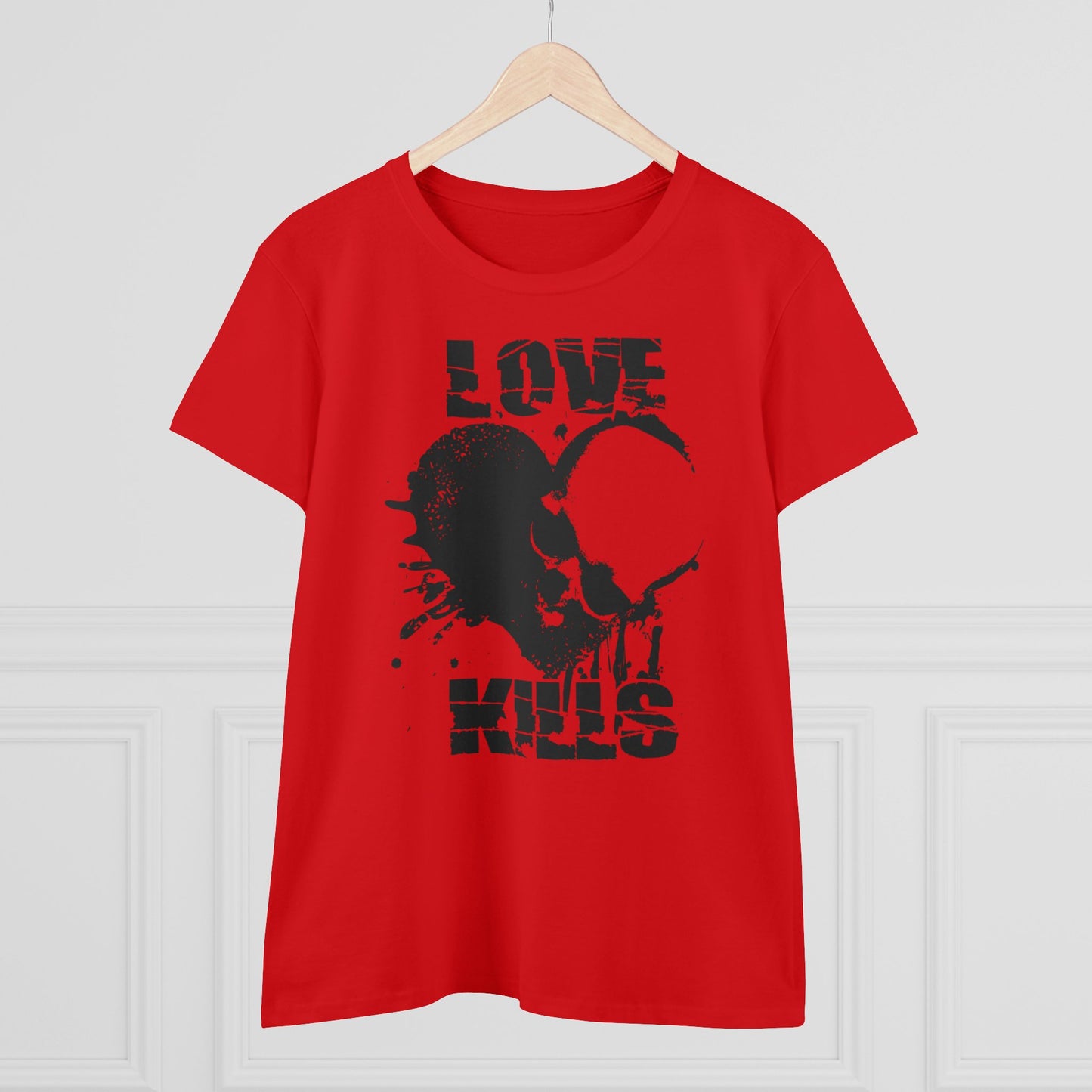 Damen T-Shirt Love kills