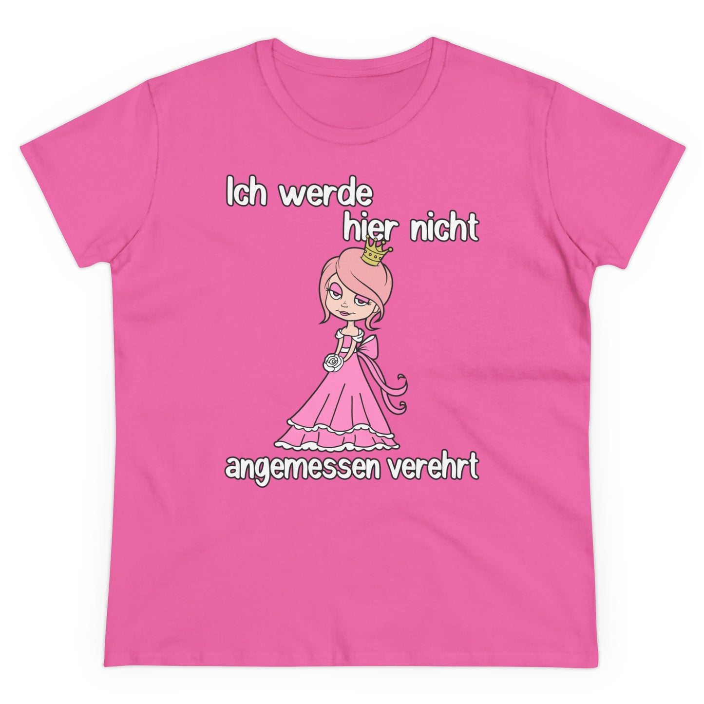 Damen T-Shirt Nicht angemessen verehrt
