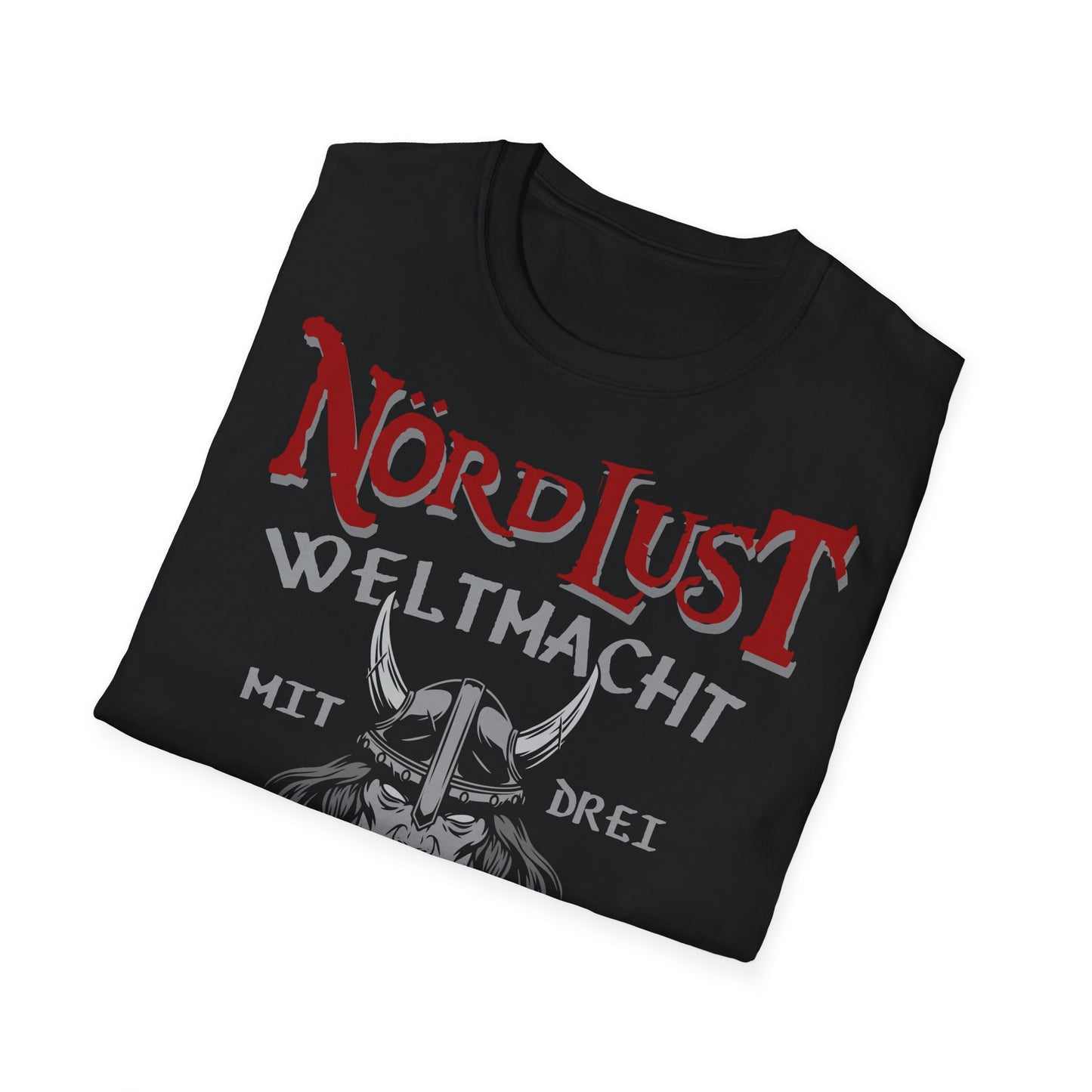 T-Shirt NördLust Weltmacht mit zwei Buchstaben: Ich
