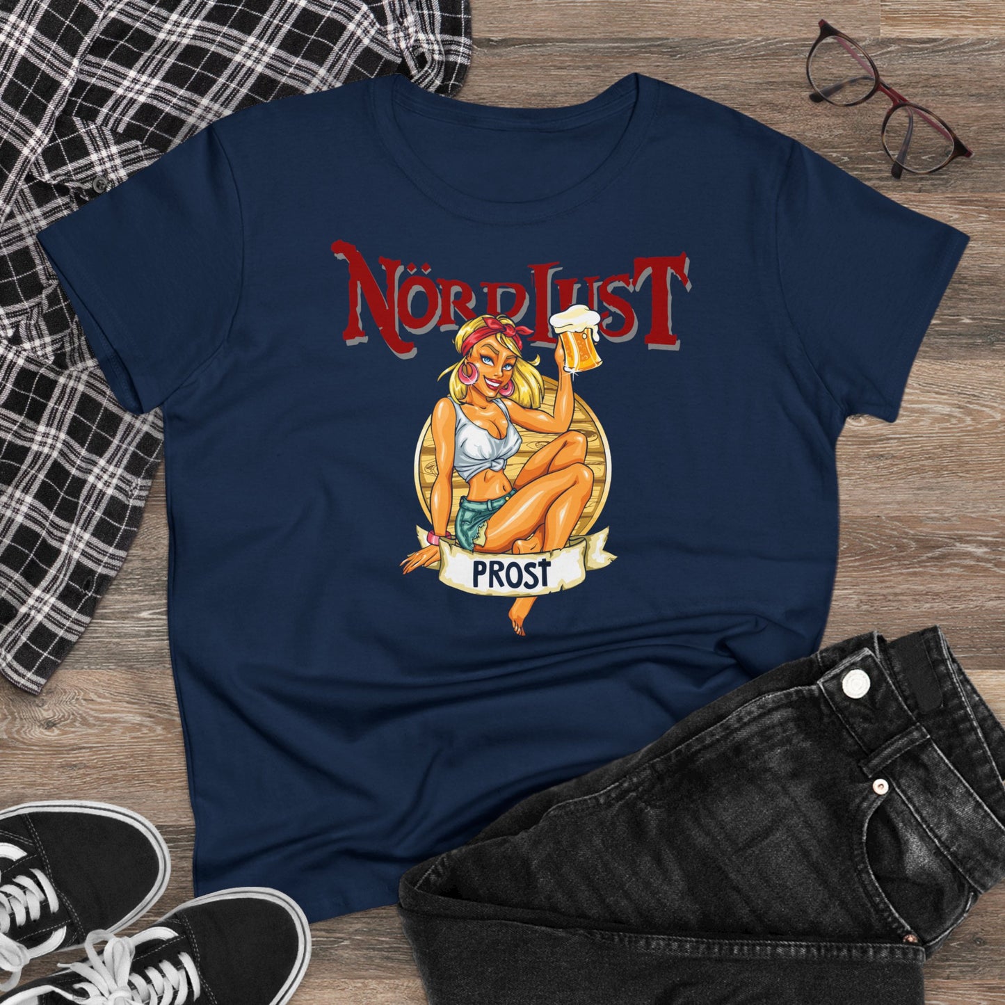 Damen T-Shirt NördLust - Prost