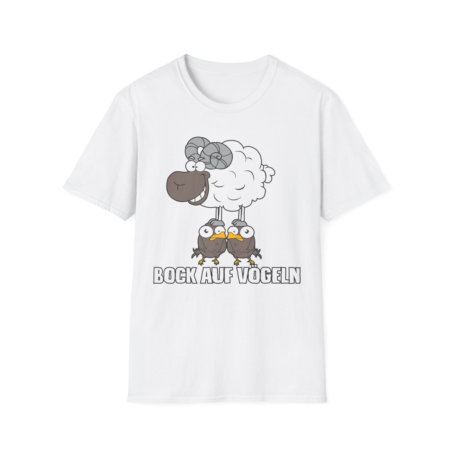 T-Shirt Bock auf Vögeln