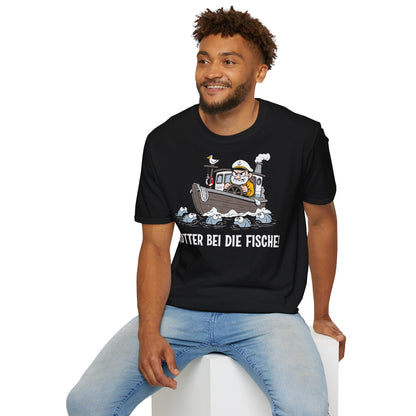 T-Shirt (bis 5XL) Kutter bei die Fische
