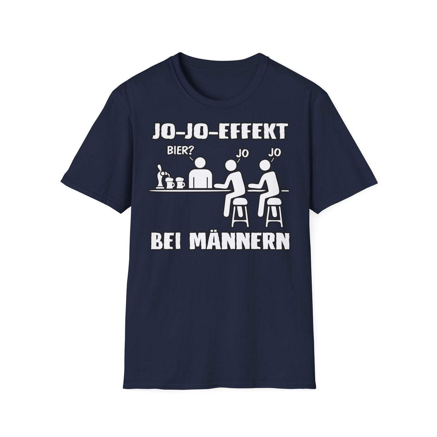 T-Shirt Jo-Jo-Effekt bei Männern