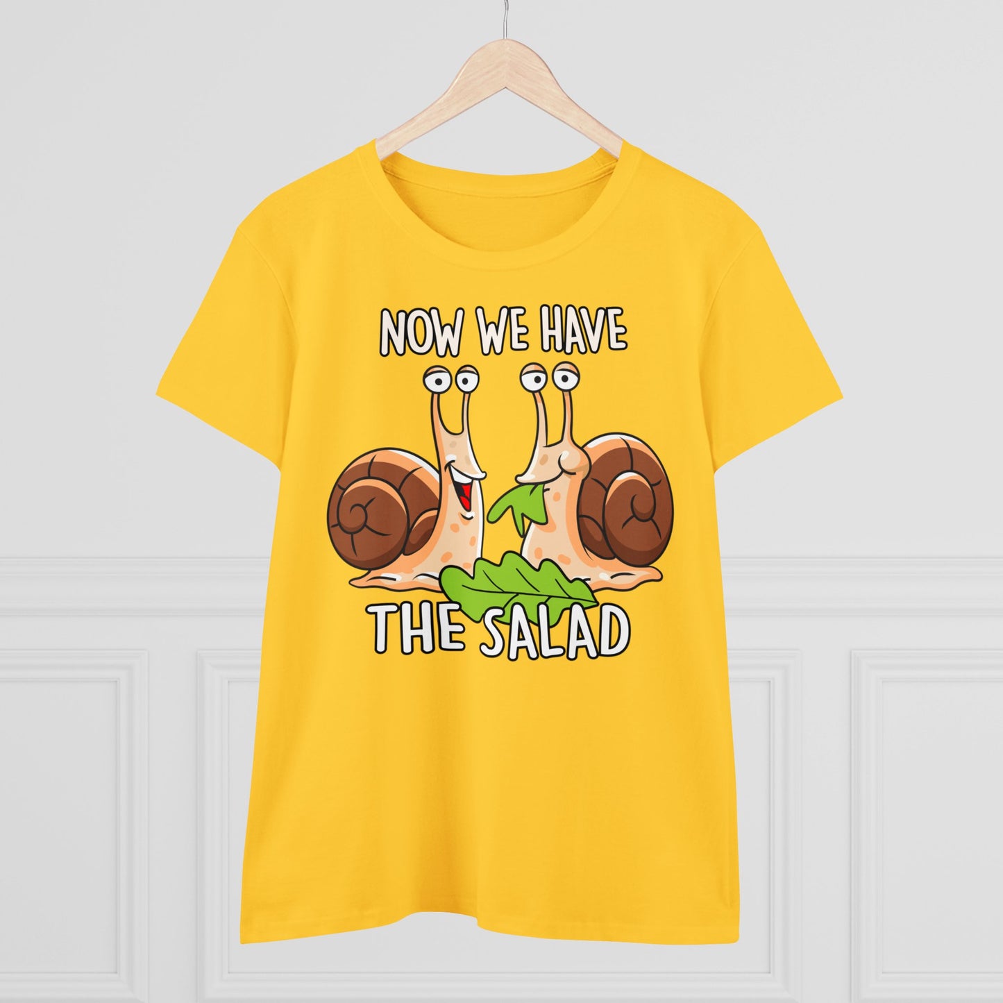 Damen T-Shirt Now we have the Salad