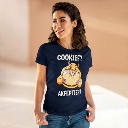Damen T-Shirt Cookief akfeptiert