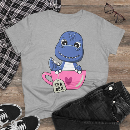 Damen T-Shirt Tea Rex