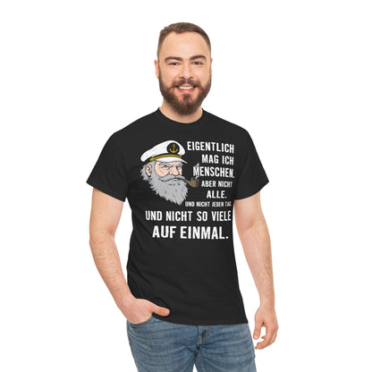 T-Shirt (bis 5XL) Eigentlich mag ich Menschen