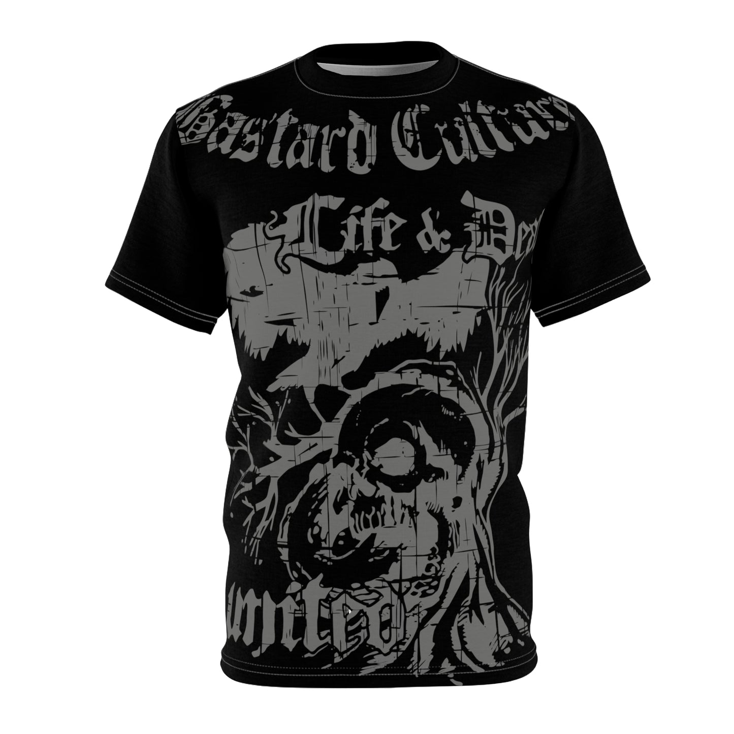 Allover T-Shirt: Bastard Culture - Life & Death united
