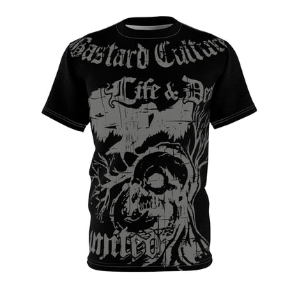 Allover T-Shirt: Bastard Culture - Life & Death united